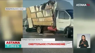 Один человек погиб в ДТП с автобусом в Туркестанской области