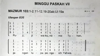 Mazmur Tanggapan [Edisi Lama] - Minggu 12 Mei 2025 - MINGGU PASKAH VII - Tahun B