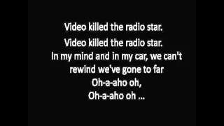 Video Killed the Radio Star - Buggles (LYRICS on Screen)