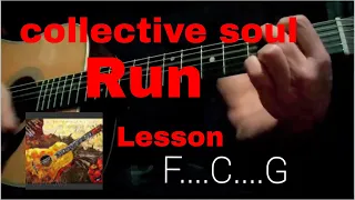 How to play collective soul/Run/chords