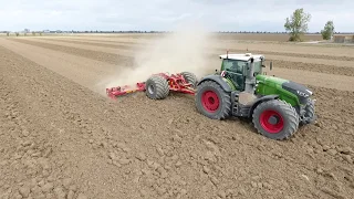 INCROYABLE chantier de hersage, 16m de rotative & 930 chevaux sur le terrain!