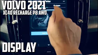 2021 - Volvo XC40 Recharge P8 - Display - volvolars.no