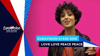 Eurovision 2021 Stars sing Love Love Peace Peace