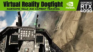 Dcs World 2.8 [Powered by RTX4090] VR Dogfight || Awesome Solo Air Combat Training