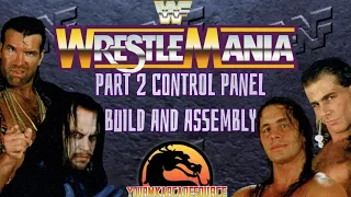 WWF Wrestlemania Arcade Machine Conversion Project - Part 2 - Control Panel Build And Assembly