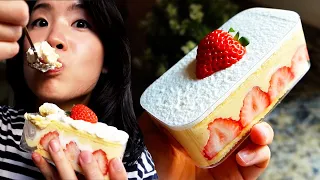 I Made Mini Lunchbox Strawberry Cream Cakes From Scratch