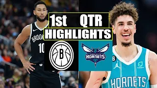 Charlotte Hornets vs Brooklyn Nets 1st QTR Highlights | March 9 | 2024 NBA Season