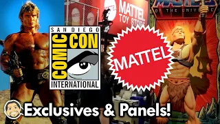 Mattel Returns to San Diego Comic Con, 40th MOTU Panel, Dolph Lundgren, Wun-Dar - Mega Jay Retro
