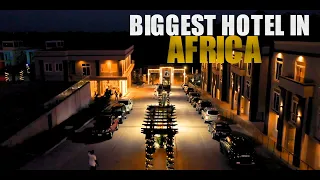 NIGHT VIEW OF THE BIGGEST HOTEL IN AFRICA - THE ROCK CITY HOTEL