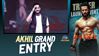 Akhil Grand ENTRY @ Agent Grand Trailer Launch Event | Ntv