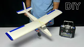 Make A Rc Plane For Noobs | DIY Rc Mini Twin Timber | #rcplane #diy #how