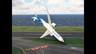 Airbus A330 lands upside down at Haneda Airport
