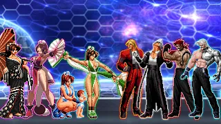 Mai Team VS Rugal Team | .M.U.G.E.N.