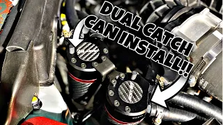 Dual Carbon Fiber Catch Can Install! (ADD W1 V3 - 2022 Stinger)