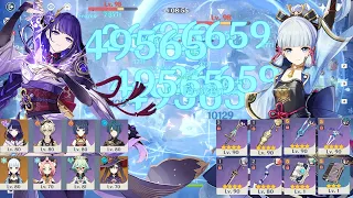 New 2.8 Abyss - F2P Ayaka Freeze & Raiden National Destroy Spiral Abyss Floor 12 - Genshin Impact