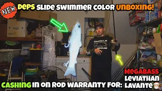 NEW Deps Slide Swimmer Color “BONHEUR” Unboxing | How to Claim Megabass Fishing Rod Warranty