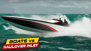 DOMINATING THE WAVES AT HAULOVER !! | Boats vs Haulover Inlet