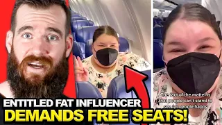 Plus-Sized Influencer Demands Two Free Seats On A Plane!