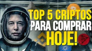 TOP 5 CRIPTOMOEDAS PARA VOCÊ COMPRAR HOJE !!