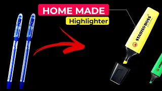 how to make highlighter at home | how to make highlighter pen at home | how to make highlighter pen