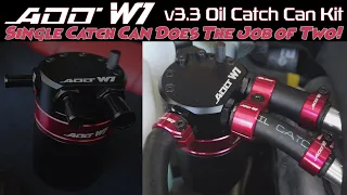 ADD W1 V3.3 Oil Catch Can Kit - Hyundai Veloster