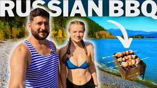BBQ Next To Largest Lake In The World | American In Russia