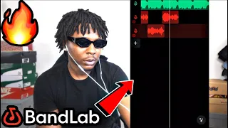 I MADE A SONG ON MY PHONE 🔥 *How I Make Music On BandLab *