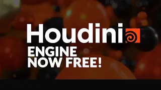 Houdini Engine Is Now Free + Quick Tut.!