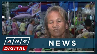 Sales of flower vendors at Manila North Cemetery impacted by shortened visiting hours | ANC