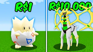 Pokémon de R$1 VS R$10.000 no Minecraft Pixelmon: O FILME