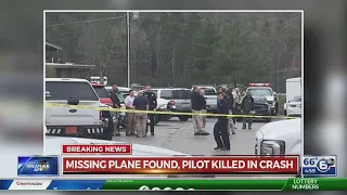 Missing plane found, pilot killed in crash