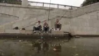 Вася Обломов на рыбалке