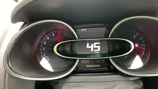 Renault Clio 0,9 56kw acceleration 0-120km/h
