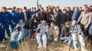 International Space Station crew return to Earth