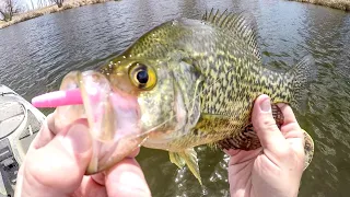 Ice Out Fishing For Spring Crappies!