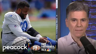 Aaron Donald swings helmets at Bengals players at joint practices | Pro Football Talk | NFL on NBC