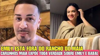 RANCHO DO MAIA: CARLINHOS MAIA CHORA AO SABER QUE EMILY DESISTIU PRA SEMPRE DO RANCHO DO MAIA