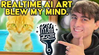 THIS is the Future of AI Art: Realtime AI Drawing! FREE/Run it locally