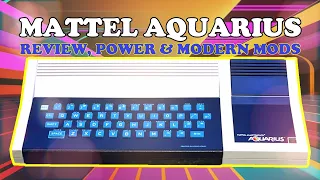 1983 Mattel Aquarius Review, Power Supply Socket and Modern Mods