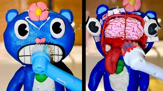 HAPPY TREE FRIENDS WITH PLASTICINE. DIFFERENT WAYS  OF DEATHS