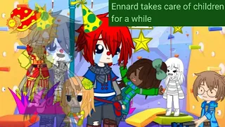 Ennard takes care of children | Gacha FNAF | Ft.Daycare Attendance & Afton kids | Re-upload