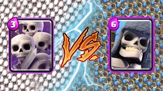 SKELETON ARMY VS GIANT SKELETON - Clash Royale Super Challenge #227