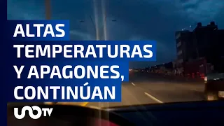 Temperaturas de hasta 48 grados y apagones continúan en el país