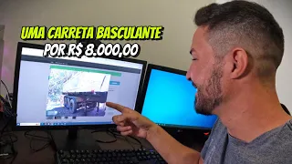 INCRÍVEL!! Comprei no Leilão uma Carreta 3º Eixo Basculante... confira como foi!