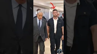 Israeli 🇮🇱 Bodyguards Swarm Building to Protect Netanyahu #bodyguard #protection