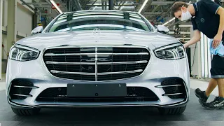 2021 Mercedes S-Class (W223) Assembly Line – German luxury car Factory