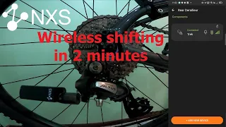 NXS wireless shifter rear derailleur programming