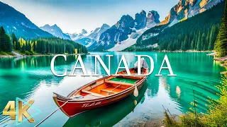 FLYING OVER CANADA (4K UHD) - Relaxing Music Along With Beautiful Nature Videos - 4K Video HD