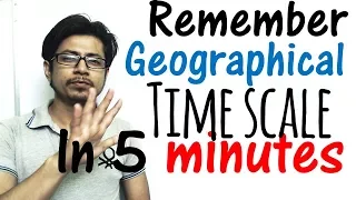 Geological time scale chart made easy with tricks | memorize geographical time scale in 5 minutes