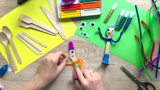 Игрушка Вилкинс из мультфильма "История игрушек 4" своими руками